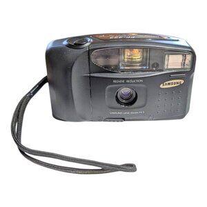 Samsung FF-222 F4.5 35mm Auto Flash Film Camera Vintage Tested Working
